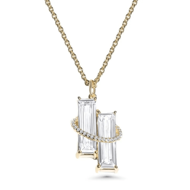 Halsband guld och stenar